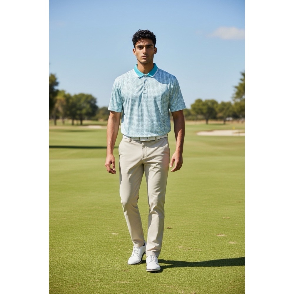 Redvanly Mens Devine Golf Polo X Large Performance Stretch Curaçao